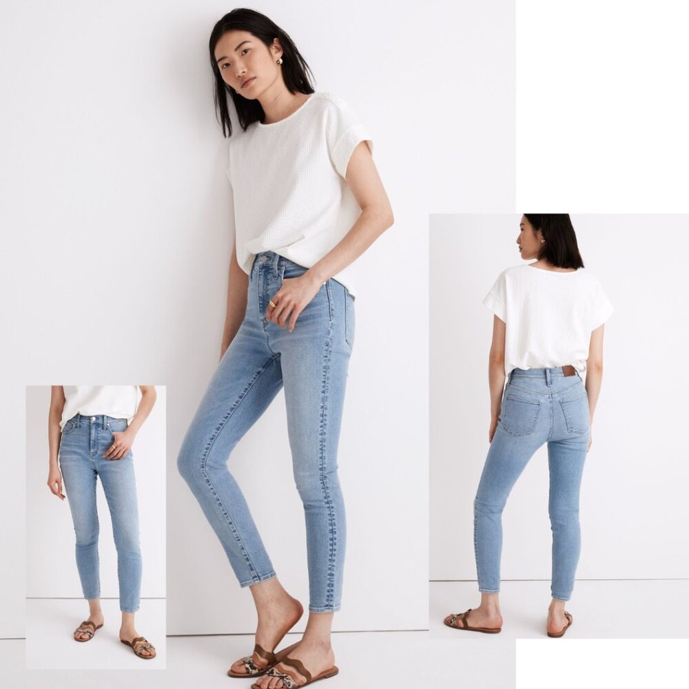 Madewell Jeans 11"High-Rise Skinny Crop Jeans Size 31 TENCEL™ Denim Edition